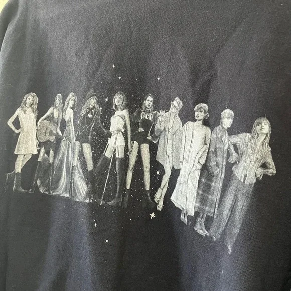 Taylor‎ Swift Midnights Era Tour Crewneck Sweatshirt Blue Women's Large - Picture 3 of 7